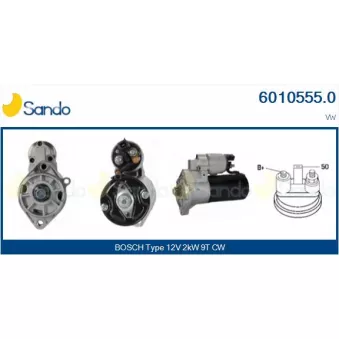 Démarreur SANDO 6010555.0