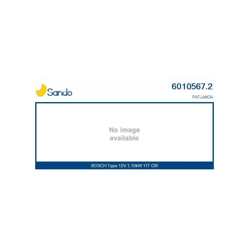 Démarreur SANDO 6010567.2
