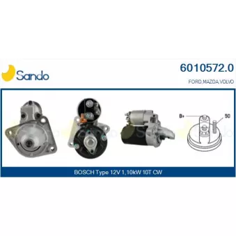 Démarreur SANDO 6010572.0