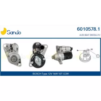 Démarreur SANDO 6010578.1