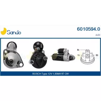 Démarreur SANDO 6010594.0