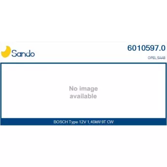 Démarreur SANDO 6010597.0