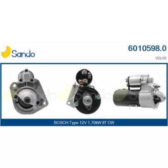 Démarreur SANDO 6010598.0
