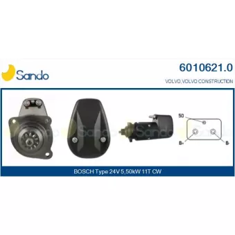 Démarreur SANDO 6010621.0