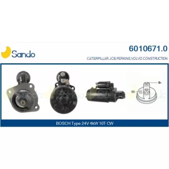 Démarreur SANDO 6010671.0