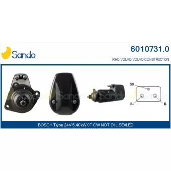 Démarreur SANDO 6010731.0