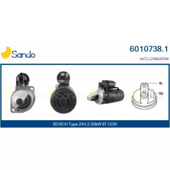 Démarreur SANDO 6010738.1