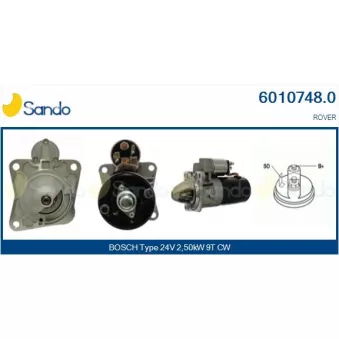 Démarreur SANDO 6010748.0