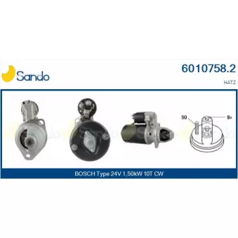 Démarreur SANDO 6010758.2