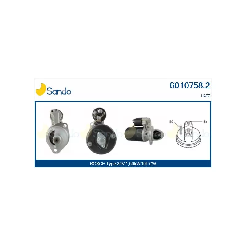 Démarreur SANDO 6010758.2