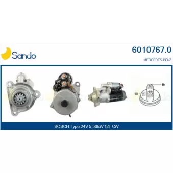 Démarreur SANDO 6010767.0