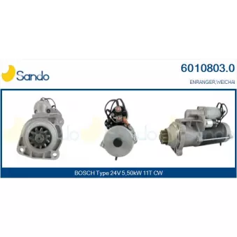 Démarreur SANDO 6010803.0