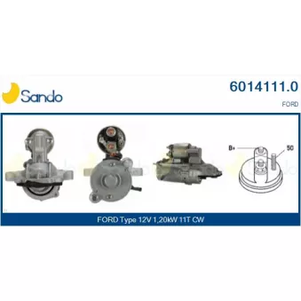 Démarreur SANDO 6014111.0