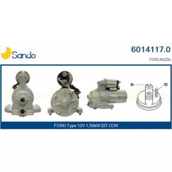 Démarreur SANDO 6014117.0