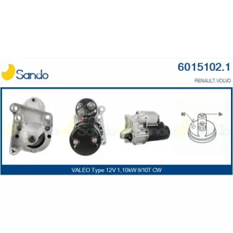 Démarreur SANDO 6015102.1