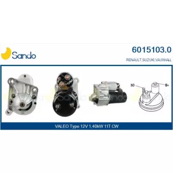 Démarreur SANDO 6015103.0