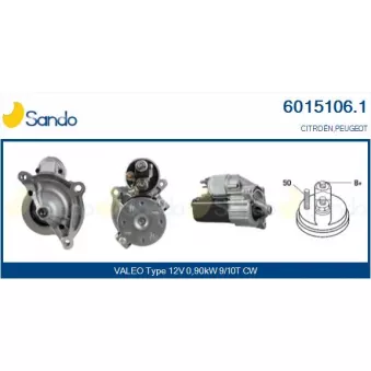Démarreur SANDO 6015106.1