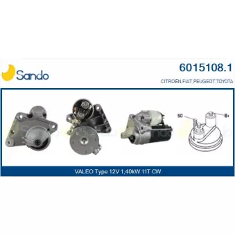 Démarreur SANDO 6015108.1
