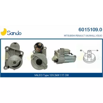 Démarreur SANDO 6015109.0