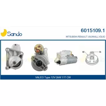 Démarreur SANDO 6015109.1