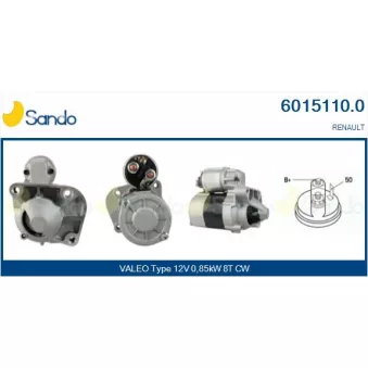 Démarreur SANDO 6015110.0