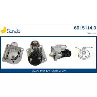 Démarreur SANDO 6015114.0