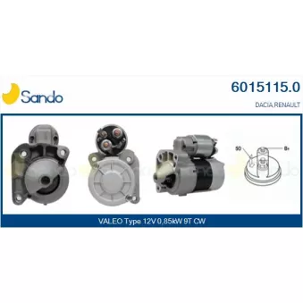 Démarreur SANDO 6015115.0