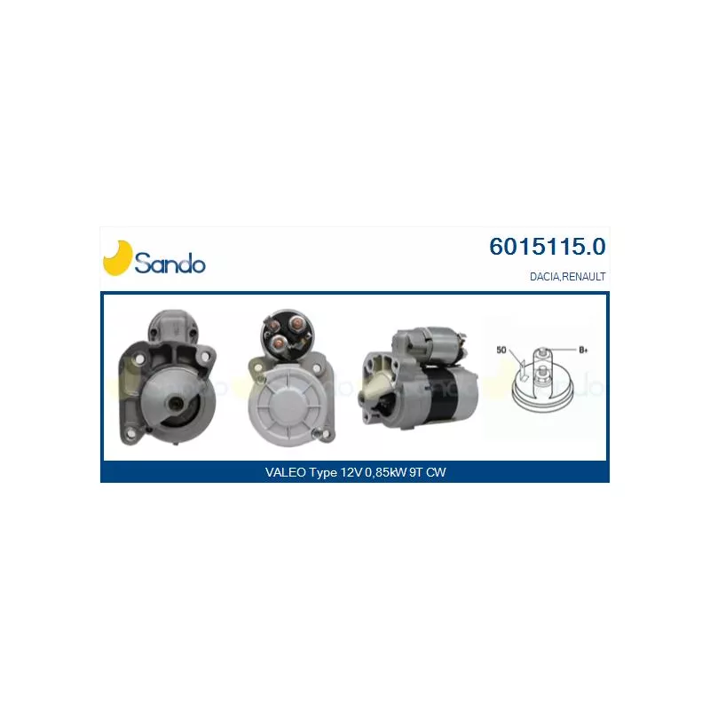 Démarreur SANDO 6015115.0