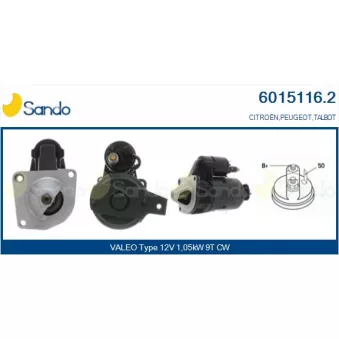 Démarreur SANDO 6015116.2