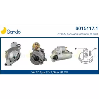 Démarreur SANDO 6015117.1