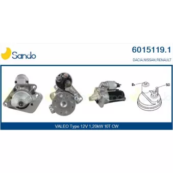 Démarreur SANDO 6015119.1