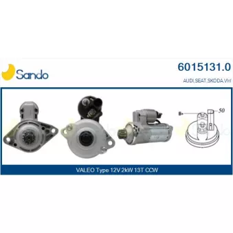 Démarreur SANDO 6015131.0
