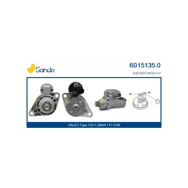 Démarreur SANDO 6015135.0