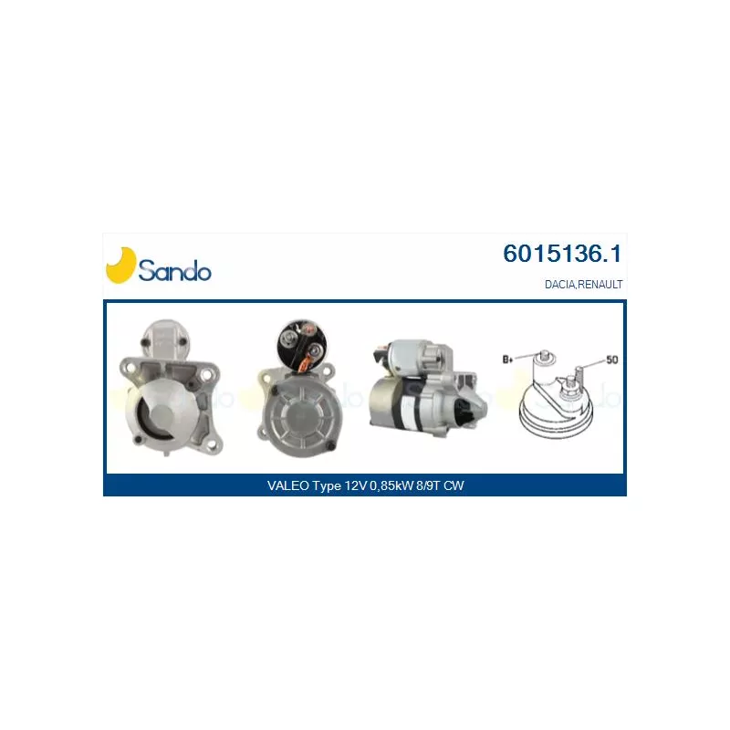 Démarreur SANDO 6015136.1