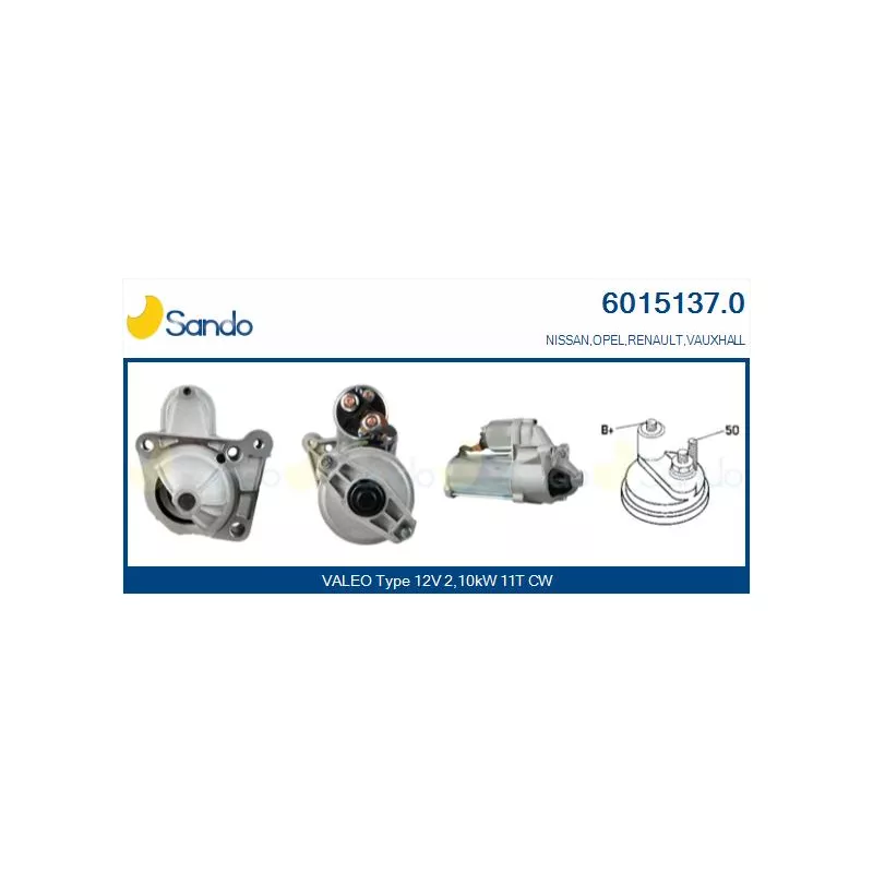 Démarreur SANDO 6015137.0