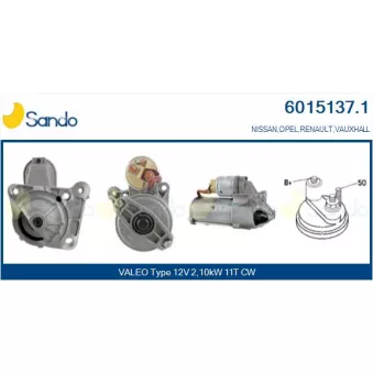 Démarreur SANDO 6015137.1