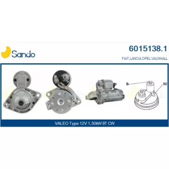 Démarreur SANDO 6015138.1