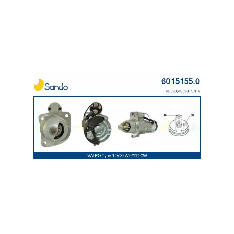 Démarreur SANDO 6015155.0