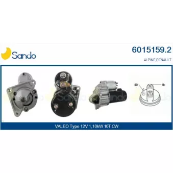 Démarreur SANDO 6015159.2