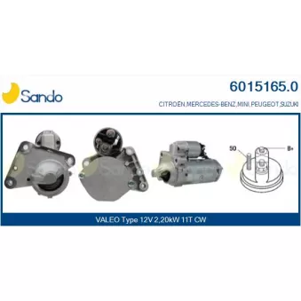 Démarreur SANDO 6015165.0