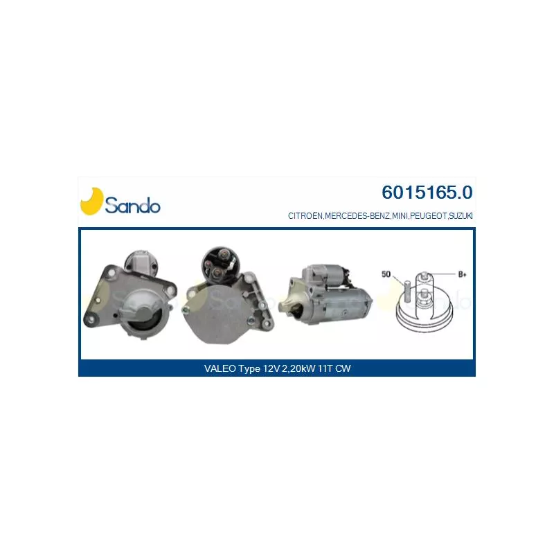 Démarreur SANDO 6015165.0