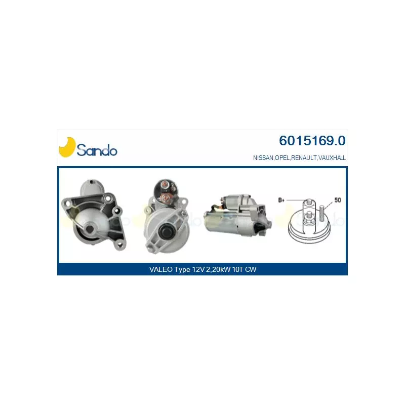 Démarreur SANDO 6015169.0