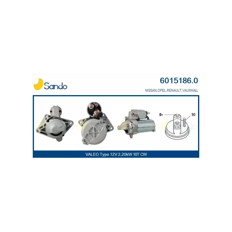 Démarreur SANDO 6015186.0