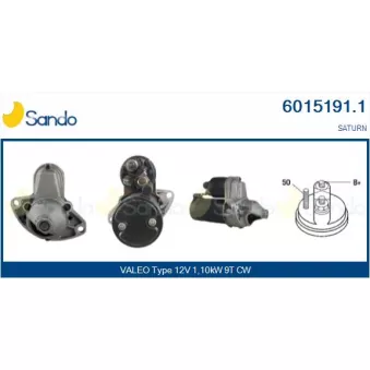 Démarreur SANDO 6015191.1