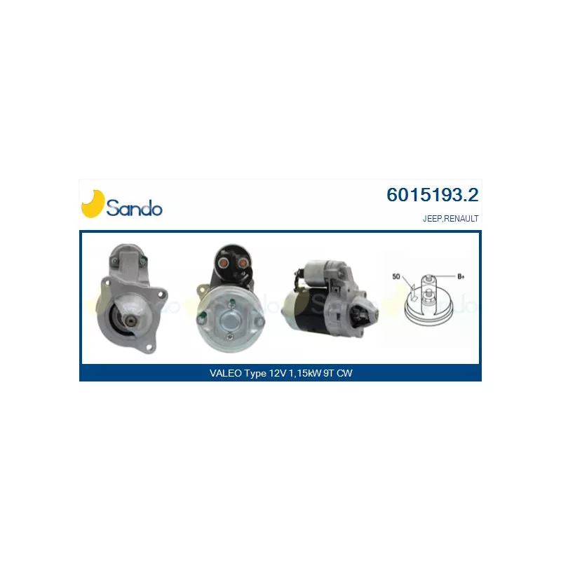 Démarreur SANDO 6015193.2