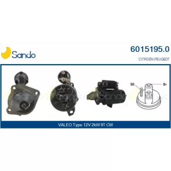 Démarreur SANDO 6015195.0