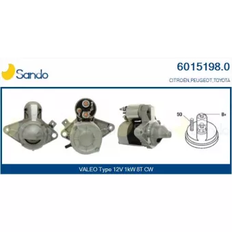 Démarreur SANDO 6015198.0