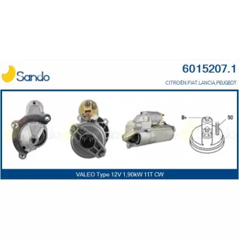 Démarreur SANDO 6015207.1