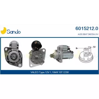 Démarreur SANDO 6015212.0
