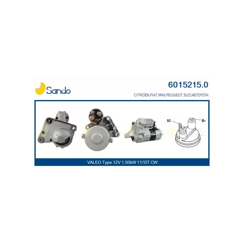 Démarreur SANDO 6015215.0